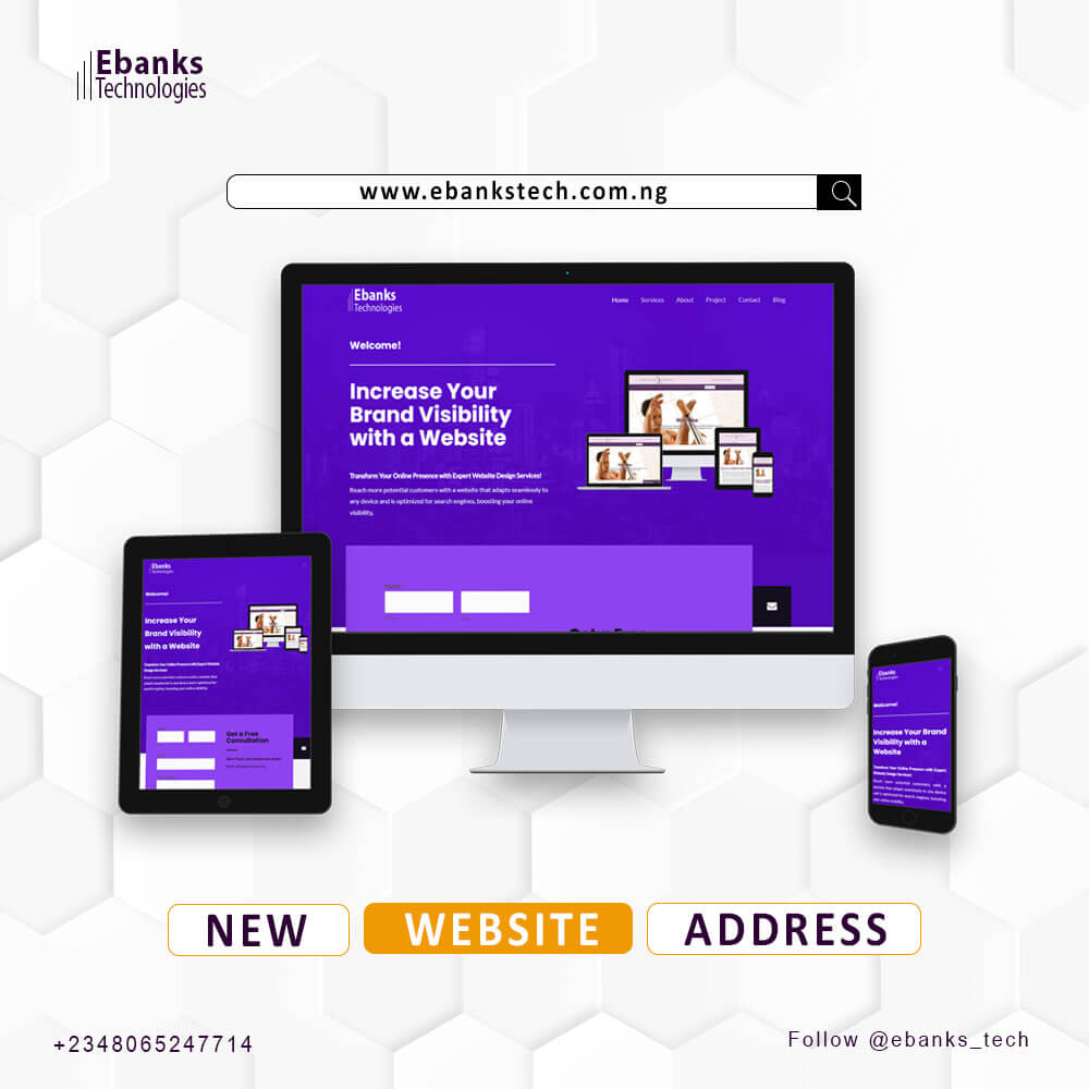 ebanks technologies, efe bankole, web designer